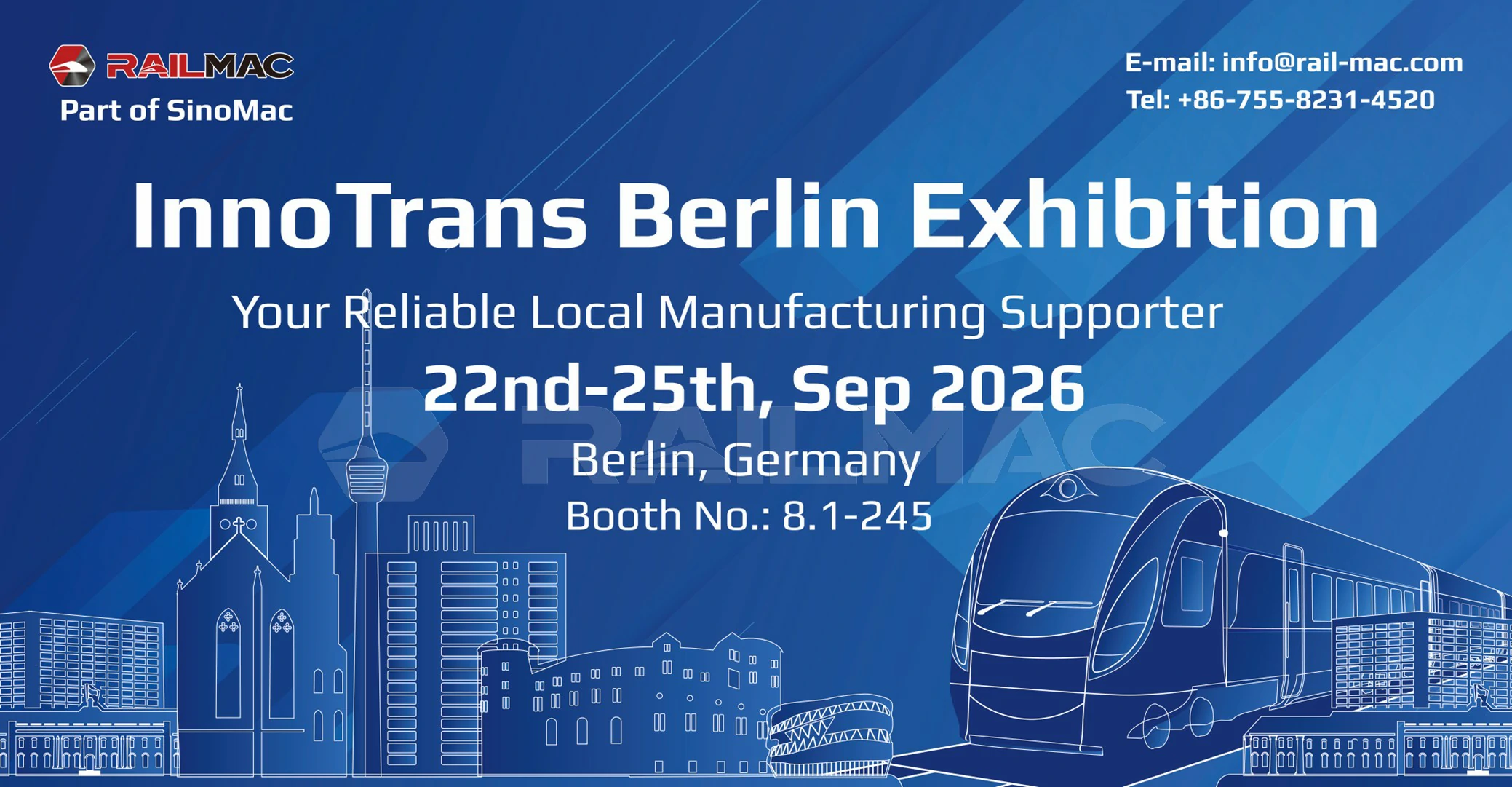 Meet Us in Berlin · InnoTrans 2026